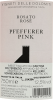 Vorschau: Pfefferer Pink Vigneti delle Dolomiti IGT 2020 - Kellerei Schreckbichl