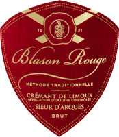 Blason Rouge Crémant de Limoux Brut AOC - Sieur d&#039;Arques