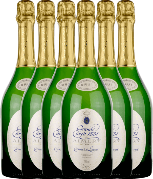 6er Vorteilspaket - Aimery Grande Cuvée 1531 Crémant Brut - Sieur d'Arques
