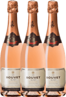 Preview: 3er Vorteils-Weinpaket - Crémant Brut Rosé Excellence - Bouvet Ladubay