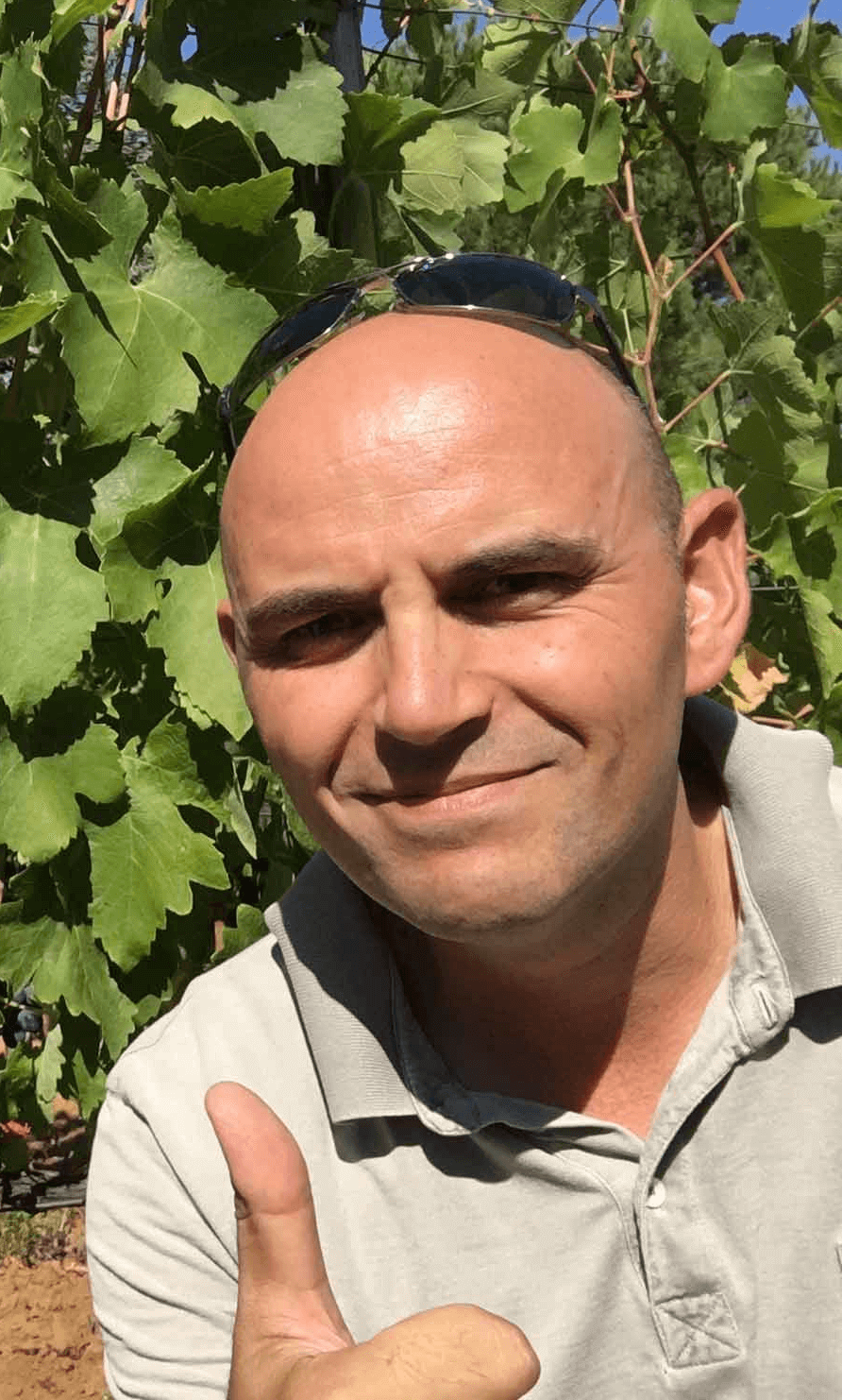 The winemaker Jean Marc Diffonty