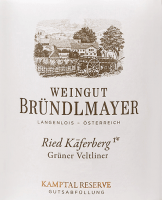 Grüner Veltliner Käferberg Kamptal Reserve - Weingut Bründlmayer