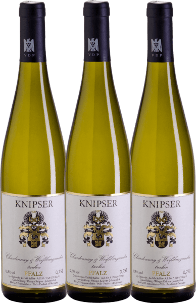 3er Vorteils-Weinpaket - Chardonnay & Weißburgunder 2022 - Knipser