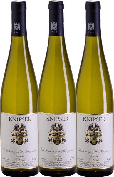 3er Vorteils-Weinpaket - Chardonnay & Weißburgunder - Knipser