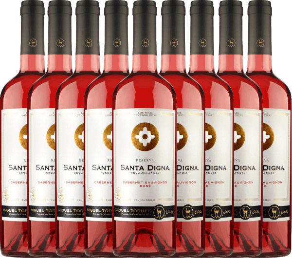 9er Vorteils-Weinpaket Santa Digna Rosé 2021 - Miguel Torres Chile