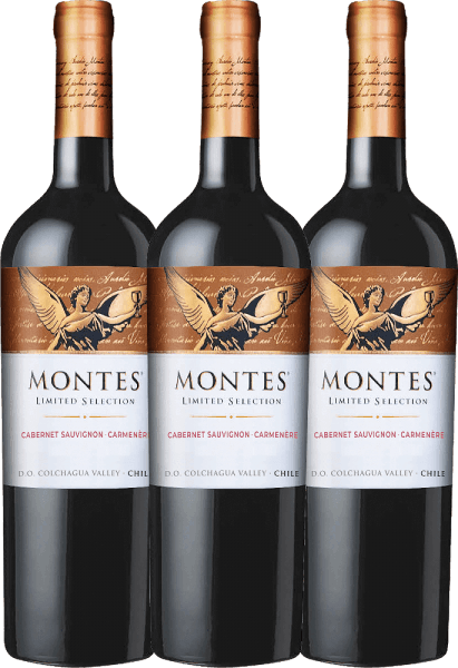 3er Vorteils-Weinpaket - Limited Selection Cabernet Sauvignon Carmenère 2020 - Montes