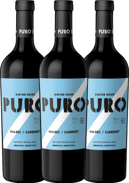 3er Vorteils-Weinpaket - Puro Malbec Cabernet 2020 - Dieter Meier