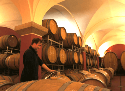 Cellar of Spiess Winery