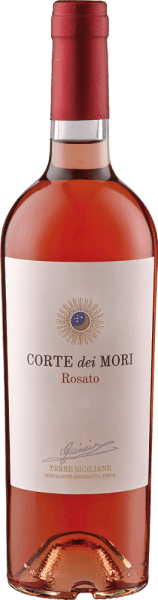 The Terre Siciliane Rosato IGT by Corte dei Mori presents itself in the glass in a coral pink and enchants with its fresh and clear bouquet, which boasts the berry flavors of raspberries and strawberries. This Rosato from Nero d'Avola grapes is an elegant, approachable and round Sicilian rosé wine. Food recommendation for the Terre Siciliane Rosato IGT by Corte dei Mori Enjoy this dry rosé wine with fish and shellfish, poultry and white meats or with tender dishes of pork, veal and beef.