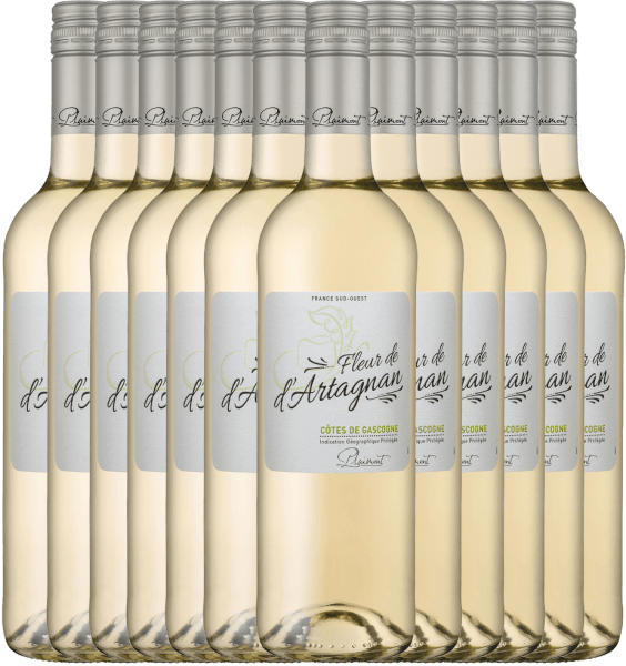 12er Vorteils-Weinpaket - Fleur de d'Artagnan Blanc 2020 - Plaimont