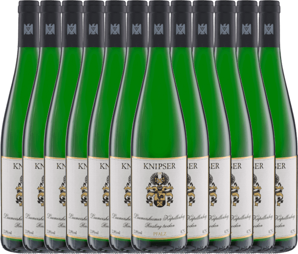 12er Vorteils-Weinpaket - Kapellchen Riesling 2021 - Knipser