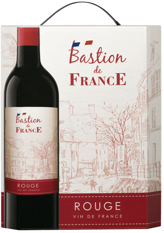 Bastion De France Rouge 3,0 l Bag in Box - Les Chais Réunis